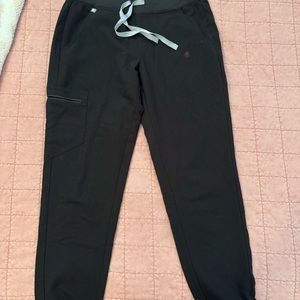 Black Figs Joggers w small bleach stain